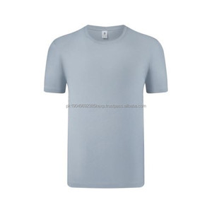 เสื้อยืดสำหรับผู้ชายและผู้หญิงผ้าฝ้าย100% ธรรมดาพิมพ์ลายหรือปักโลโก้ OEM ตามสั่งเสื้อยืดสำหรับผู้ชายทรงหลวม - Product Image 6