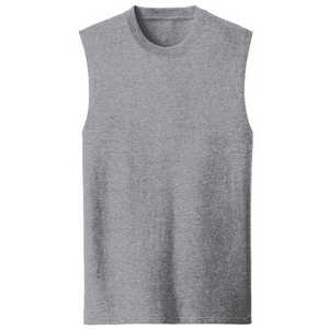 Débardeur de sport pour homme 2026, personnalisable avec logo, en coton écologique respirant, 220g, col rond - Product Image 4