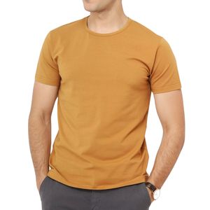 เสื้อยืดคอกลมสีพื้นสำหรับผู้ชาย แขนสั้น สวมใส่สบาย แฟชั่นเรียบง่าย เหมาะสำหรับฤดูร้อน - Product Image 3