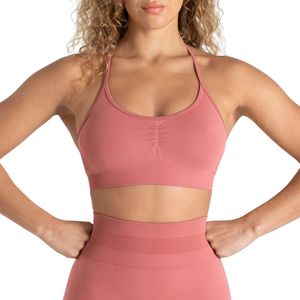 Women Seamless <b>Thin</b> Strap Sports Bra Stretch Fit Gym Yoga Workout Fitness Activewear Custom Logo Wholesale - Product Image 1