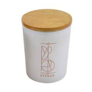 Pot à bougie au design tendance de couleur noire, entièrement en métal ferreux pour un aspect soigné et moderne du récipient à cire. - Product Image 4