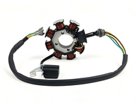 Magneto Stator Coil for Honda CG150 Motorcycle - 200W Copper Winding Generator Coil for 150cc Charging System