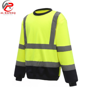Sweat-shirt à col rond réfléchissant haute visibilité pour hommes et femmes, en polaire, hiver 2026, prix abordable, vente en gros - Product Image 1