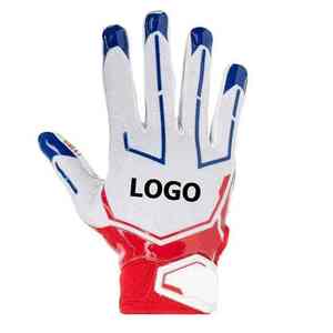 Gants de Football en Cuir Véritable de Haute Qualité Super Adhérents pour Adultes et Jeunes, Tailles Personnalisables, Design d'Équipe Personnalisé, Couleurs Personnalisables - Product Image 4