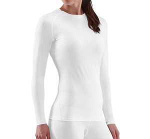 Camiseta Deportiva de Mujer con Cuello Redondo, Manga Corta, Corte Regular, Secado Rápido, Tejido de Punto, Bloques de Color, Elástica en Cuatro Direcciones y Orificios para Pulgares - Product Image 1
