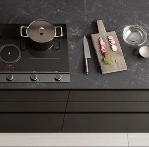 Meubles de cuisine modulaires JY, plan de travail en marbre, design européen moderne, armoires sur mesure, garantie de 2 ans - Product Image 3
