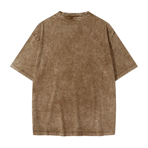 Vintage Acid Wash <b>T</b> Shirt Oversized Heavyweight Cotton Faded Blank Streetwear Tee - Product Image 4