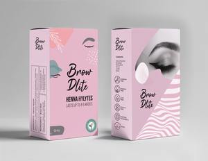 High Quality Organic Brow Henna <b>Kits</b> Herbal <b>Powder</b> and Gel for Long-lasting <b>Eyebrow</b> EnhancementExporter's Favorite - Product Image 1