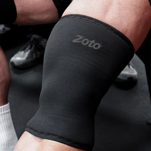 ปลอกรัดเข่าแบบกำหนดเอง OEM ขนาด 5 มม. 7 มม. สำหรับออกกำลังกาย ฟิตเนส รองรับการออกกำลังกายแบบสควอท  แบบหนาพิเศษ  ขายส่ง - Product Image 4