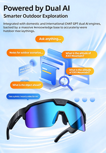 Q01 Sports Smart Glasses with Anti-Shake Stabilization 8MP Camera Real-Time Translation AI Object Recognition 4K POV Vlogging - Product Image 3