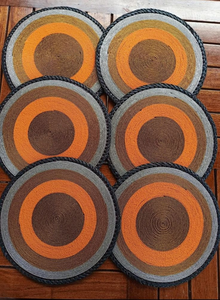 Manteles Individuales Resistentes con Cuentas, Estilo Indio, Hechos a Mano, Redondos, para Mesa de Comedor, Bodas y Fiestas, Bordados - Product Image 5