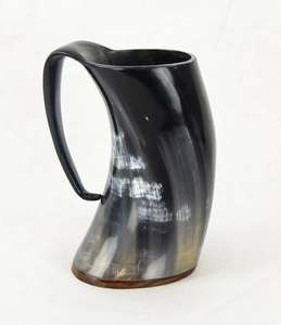 Taza de Cuerno de Búfalo Natural Pulido, Estilo Rústico Moderno, Religiosa, Reutilizable, Artística, Coleccionable, Duradera - Product Image 6