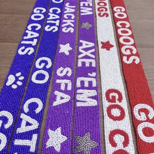 CRYSTAL CRAFT Handmade Beaded <b>Bag</b> Strap Metal Clips Colorful Embroidered Design Customized Color for Handbags Shoulder/Crossbody - Product Image 1