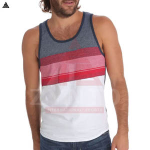 Nuevo diseño de ropa deportiva, camiseta sin mangas de corte regular para gimnasio, para hombre, para verano, al mejor precio, de secado rápido. - Product Image 4