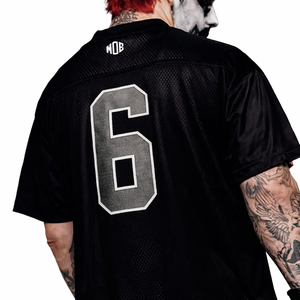 Jersey de Fútbol Americano para Hombre, Calidad Premium OEM, Negro, Malla, Estilo Urbano, Bordado con Número, Servicios OEM Personalizados - Product Image 6