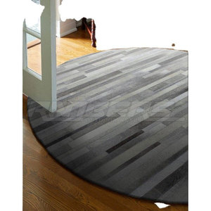 Tapis en cuir de vachette, tapis en cuir naturel, texture douce, tapis de sol durable pour salon, décoration de la maison, style moderne - Product Image 3