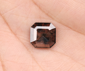 Diamant de laboratoire unique taille émeraude 2,30 carats, percé au laser, diamant de laboratoire octogonal taille sel et poivre sur mesure pour bijoux - Product Image 6