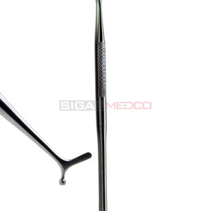 Pulidor dental de bola 34, manual, de acero inoxidable alemán, para amalgama y rellenos quirúrgicos, instrumentos de 6 pulgadas de un solo extremo para precisión dental - Product Image 2