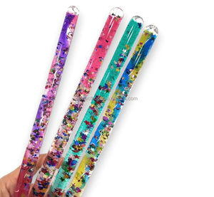 Plastic Glitter Liquid-Filled Wonder Fairy Wand Educational Toy for Ages 3+ - Product Image 1