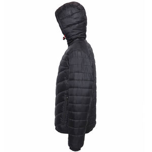 2026 High Quality Shiny Puffer Men's <b>Jackets</b> Breathable Fabric Custom Print Your Logo Oversize Hooded Zipper Style Puffer <b>Jacket</b> - Product Image 1