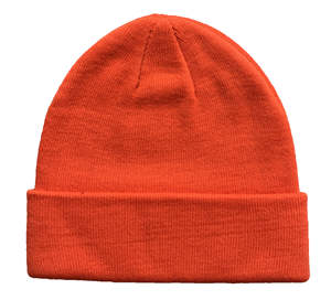 Gorro de punto acanalado liso, cálido y elástico, con dobladillo, gorro de invierno, gorro para uso diario, venta al por mayor personalizada - Product Image 2
