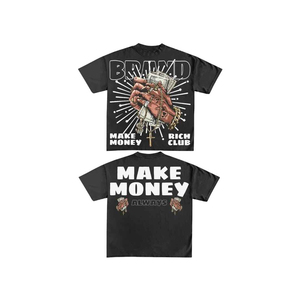 ชุดเซ็ตเสื้อยืดและกางเกงขาสั้นลำลองผู้ชายสำหรับฤดูร้อน ผ้าฝ้าย ราคาส่งถูก - Product Image 4