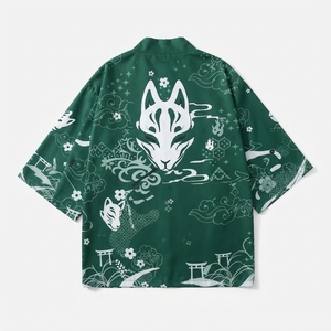 Kimono Tradicional Japonés, Unisex, Disfraz de Cosplay, Haori Yukata, Capa de Samurai para Festivales, Conjunto de Disfraz Personalizado para Adultos - Product Image 3