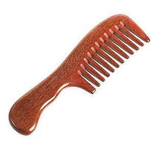 Peigne à cheveux et à barbe en bois, modèle 2026, très populaire et très vendu, avec grande poignée, disponible en Acacia, Mango, Pin, Rouge et Sheesham. - Product Image 2