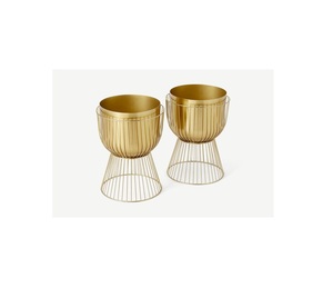 Support de plante en métal à motif floral, parfait pour mettre en valeur les plantes vertes dans les entrées, les balcons et les patios - Product Image 1