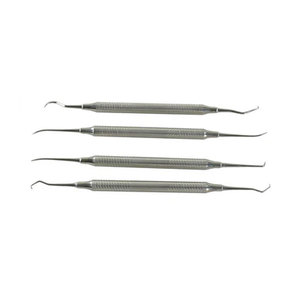 Curettes dentaires professionnelles manuelles en acier inoxydable, instruments d'hygiène buccale, examen dentaire, traitement, soins parodontaux - Product Image 1
