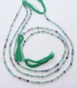 Perles de fluorite naturelle facettées en forme de rondelle, 3 mm, multicolores, perles de fluorite en forme de rondelle, 13 pouces, perles de fluorite naturelle en vrac - Product Image 6