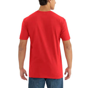 Camiseta Roja 6010 Tri-Blend de Algodón para Hombre, Manga Corta, Transpirable, Cuello Redondo, Corte Regular, para Hombre y Mujer - Product Image 2