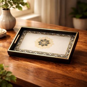 Exclusiva Bandeja Rectangular Elegante para Servir Postres, Apta para Restaurantes, Plato para Servir Frutas para Hoteles y Cafeterías - Product Image 4