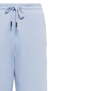 Women Light Blue Hooded <b>Tracksuit</b> Set Casual Full Sleeve Solid Color Cotton Loose Fit Sweatshirt And Joggers Spring Wear - Product Image 4