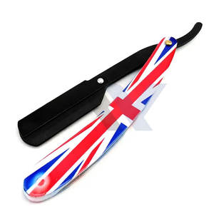 Rasoir de Barbier Professionnel Noir à Lame Unique pour Salon de Coiffure – Fournitures de Gros pour Barbiers - Product Image 1