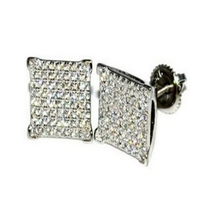 10K White Gold Natural Single Cut Diamond <b>Earrings</b> | Genuine Diamond <b>Stud</b> <b>Earrings</b> for Women | Luxury <b>Fine</b> Jewelry Gift for Her - Product Image 2
