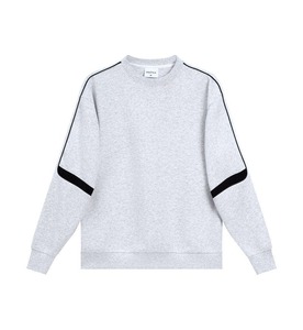 เสื้อสเวตเชิ้ตคอกลมแขนยาวสำหรับผู้ชาย ถักทอสีแดงล้วน สวมใส่สบายๆ ทรงปกติ เหมาะสำหรับฤดูใบไม้ร่วง - Product Image 5