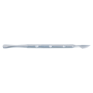 Pousse-cuticules professionnel en acier inoxydable durable avec poignée texturée pour un contrôle facile, double extrémité - Product Image 4