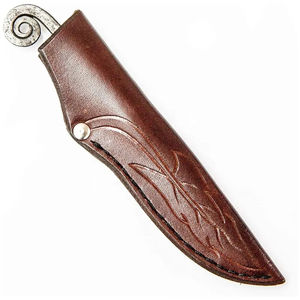 Cuchillo de Cocina Multifuncional Burraq, Hecho a Mano, Estilo Medieval, Forjado en Acero al Carbono, Industrial, DIY, OEM - Product Image 6