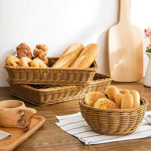 Cesta de picnic cuadrada de ratán tejida a mano 2026, hecha de material natural, perfecta para guardar frutas y regalos - Product Image 1