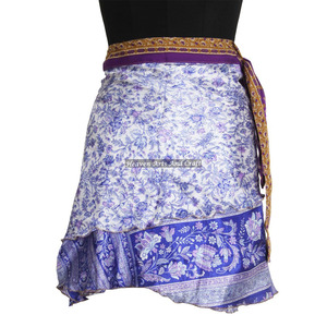 Bohemian Hippie Sexy <b>Beach</b> Wear Short Dress Summer <b>Wrap</b> Mini Skirt Gypsy Hippie Boho Indian Retro Paisley Silk Casual <b>Wrap</b> Short - Product Image 3