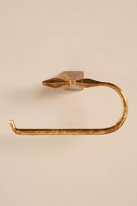 Portarrollos de papel higiénico decorativo de metal para montar en la pared, para un interior de baño elegante y una solución de almacenamiento funcional - Product Image 6