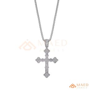 925 <b>Silver</b> Hip Hop <b>Cross</b> Pendant Moissanite Iced Out Rapper <b>Necklace</b> Luxury Streetwear Jewelry US - Product Image 6