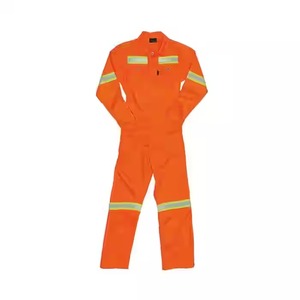 Combinaison de travail haute visibilité orange pour homme, réfléchissante, en polyester - Product Image 2