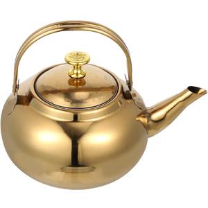 Solid Copper Teapot Wooden Handle Stovetop Water <b>Kettle</b> for <b>Tea</b> Coffee Brewing Kitchen & Dining Use Home Hotel Restaurant Decor - Product Image 4