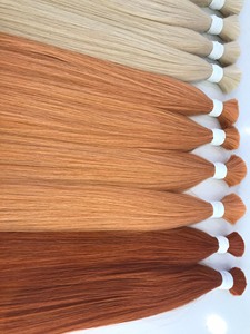 Pelo a granel precio al por mayor color personalizado 100% pelo virgen vietnamita 24 pulgadas Super doble dibujado Genius trama - Product Image 3