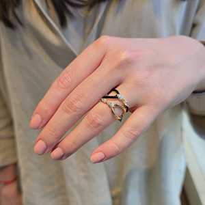 แหวนเพชรทรงมาร์คีส์เพาะเลี้ยงในห้องปฏิบัติการ ทองคำแท้ 14k 18k ดีไซน์เรียบหรู สวยงาม เหมาะสำหรับใส่ทุกวัน เครื่องประดับคุณภาพสูง ขายส่ง - Product Image 4