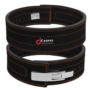 2025 Wholesale Custom Logo Cowhide Powerlifting Waist <b>Belt</b> Adjustable Soft Lifting Lever for Training and Weightlifting - Product Image 1