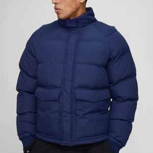 Custom <b>Men</b> Puffer Jackets Manufacturer Private Label Logo Print Quilted <b>Coat</b> For Streetwear Clothing Brands Wholesale B2B Supply - Product Image 4