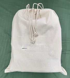 Cotton Fabric Gift Pouch Luxury Reusable <b>Drawstring</b> Storage Bag - Product Image 6